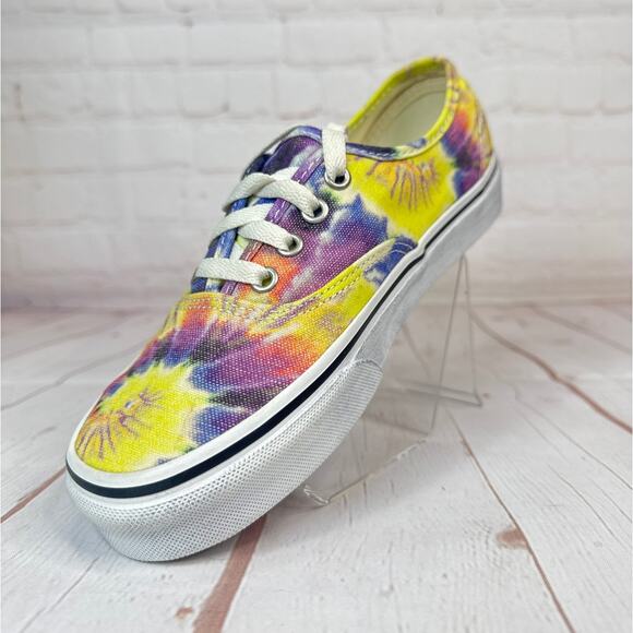 Vans Authentic Washed Tie Dye Low Top Shoes Mens Size 5/Women's Size 6.5 - Picture 4 of 10